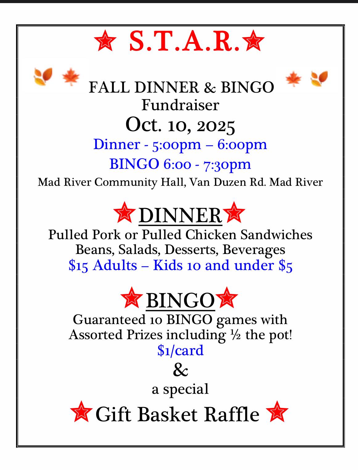 Dinner Oct 10, 2025