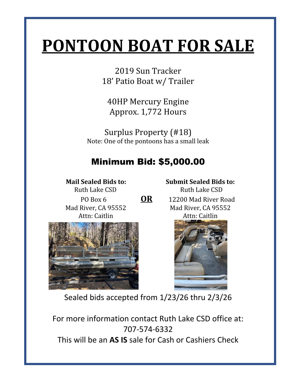 #18 Pontoon Boat For Sale 2026 Image
